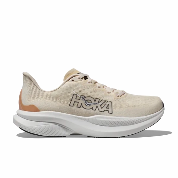 well - designed HOKA Women's Mach 6 (Medium Width) Vanilla