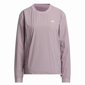 Glove Compatible Cuffs SeamlessShoulderPanels adidas - Women's Ultimate365 Tour WIND.RDY Pullover Sweatshirt (IP8658)