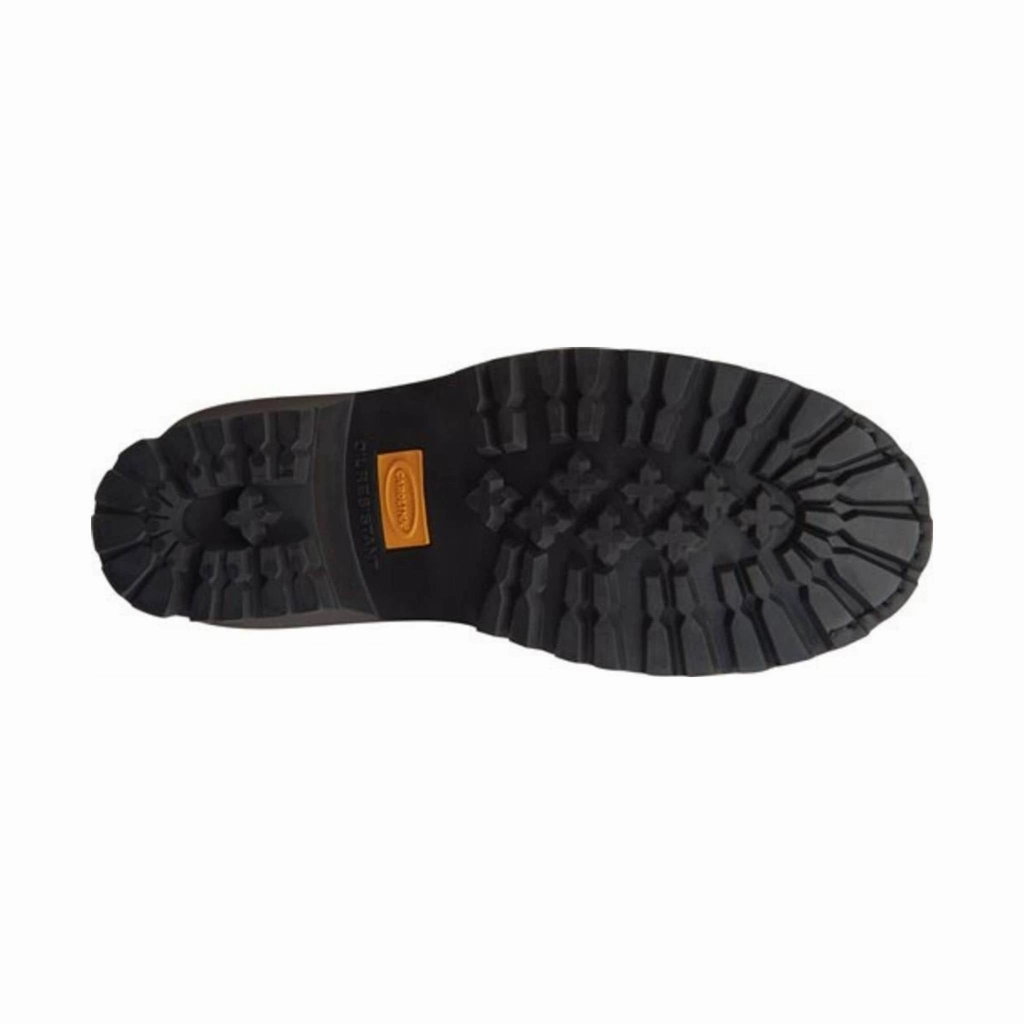 Carolina Men's 8 Inch Elm Steel Toe Logger - Brown Weatherproof Seam