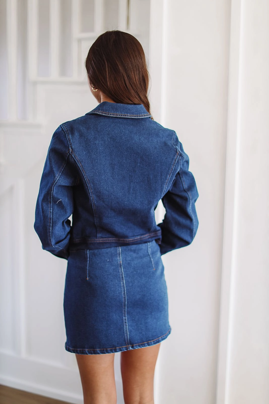 Let's Go Out Tonight Denim Jacket - Dark Wash Sport Hoodie