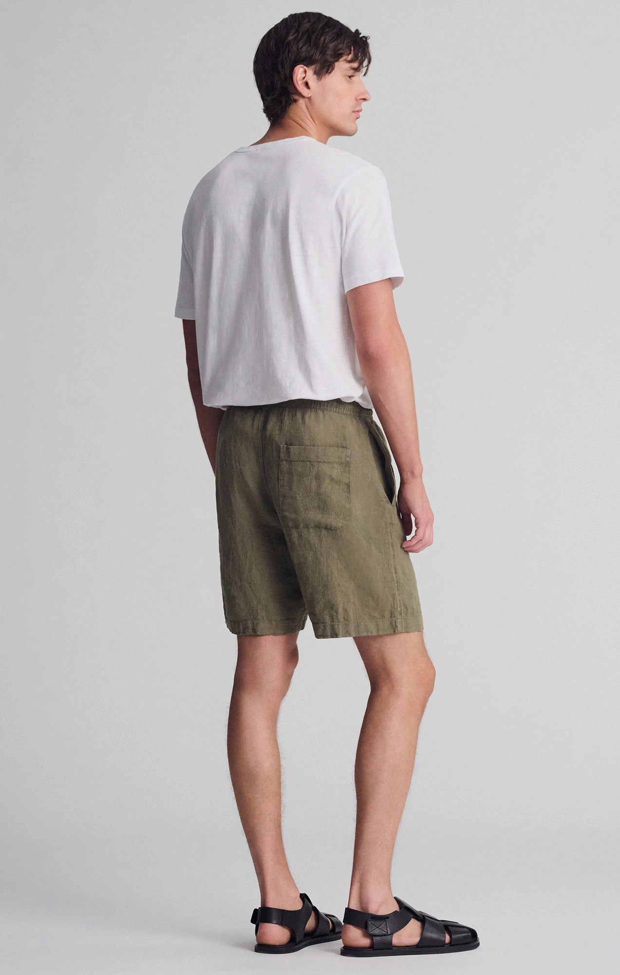 LINEN POCKET SHORTS IN KALAMATA Beach Comfort