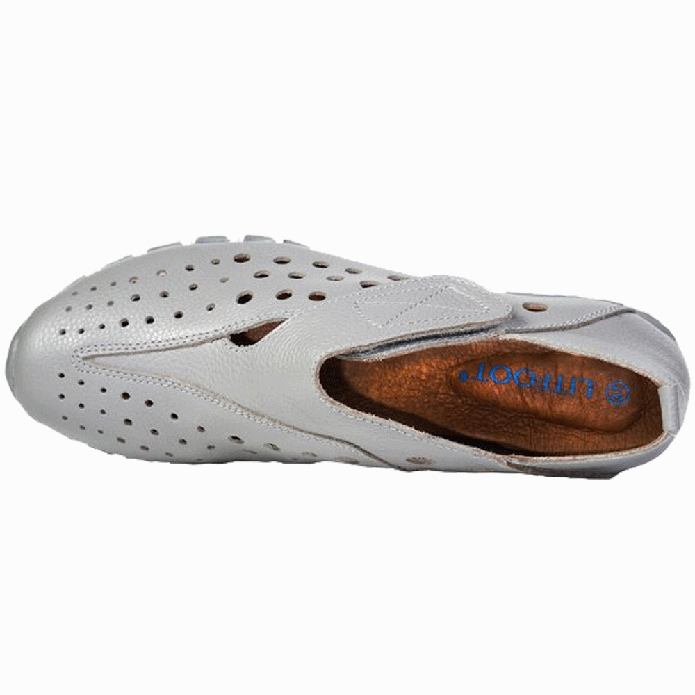 Street Focus Sneaker Deals Litfoot Women's LF9010-3 Grey Leather