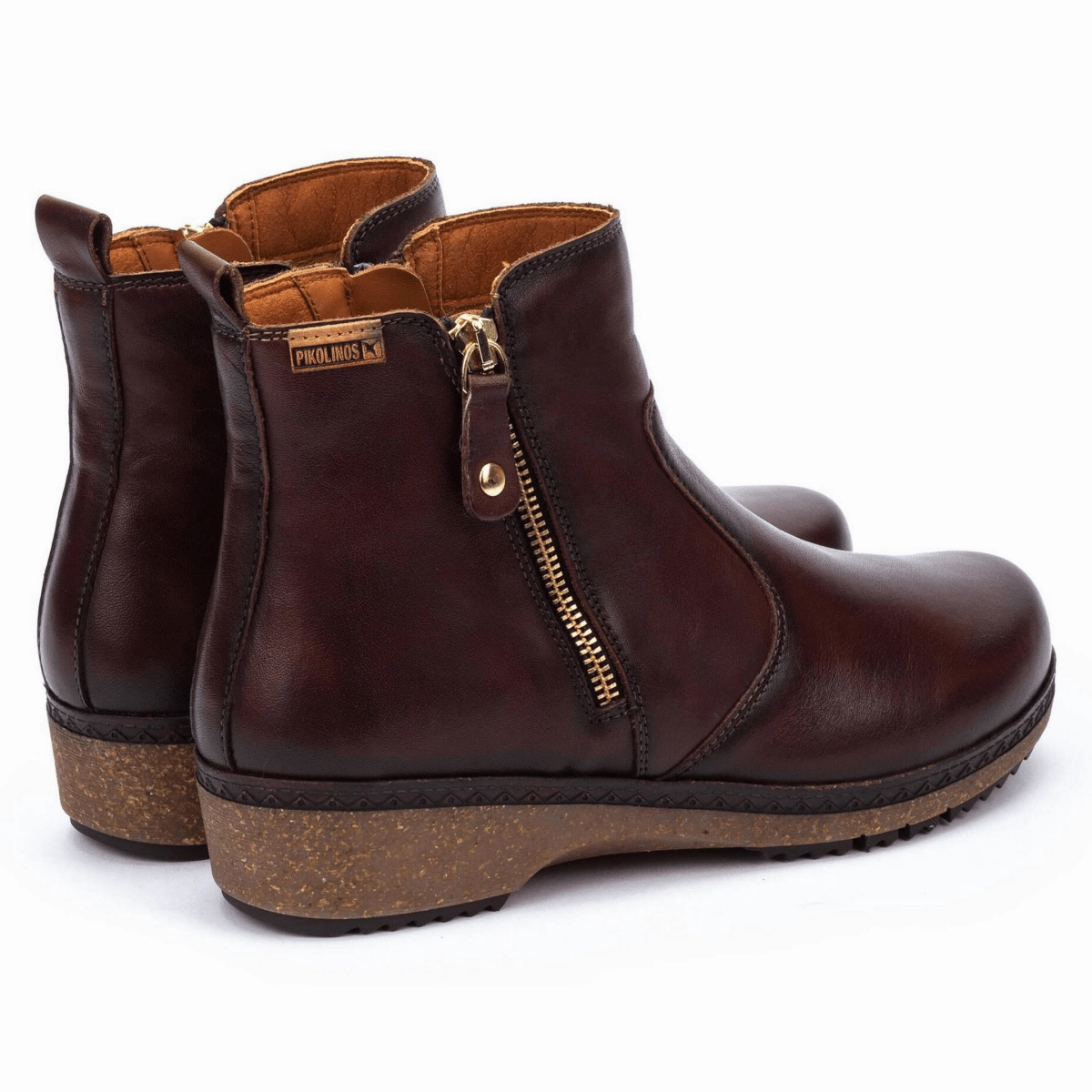 Hiking Fit Mud Resistant Mountain Climber Pikolinos Women's Granada Ankle Boot Caoba Leather