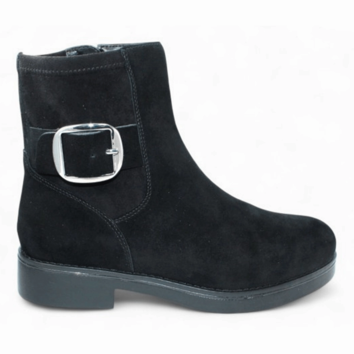 Valdini Women's Perle Black Suede Waterproof day trip High Traction Outdoor Trek