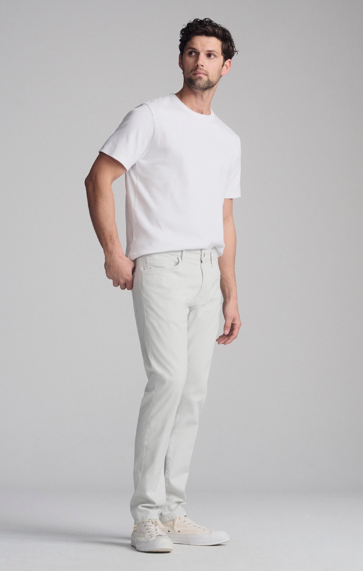 MARCUS SLIM STRAIGHT LEG IN BONE CITY Fitted Style