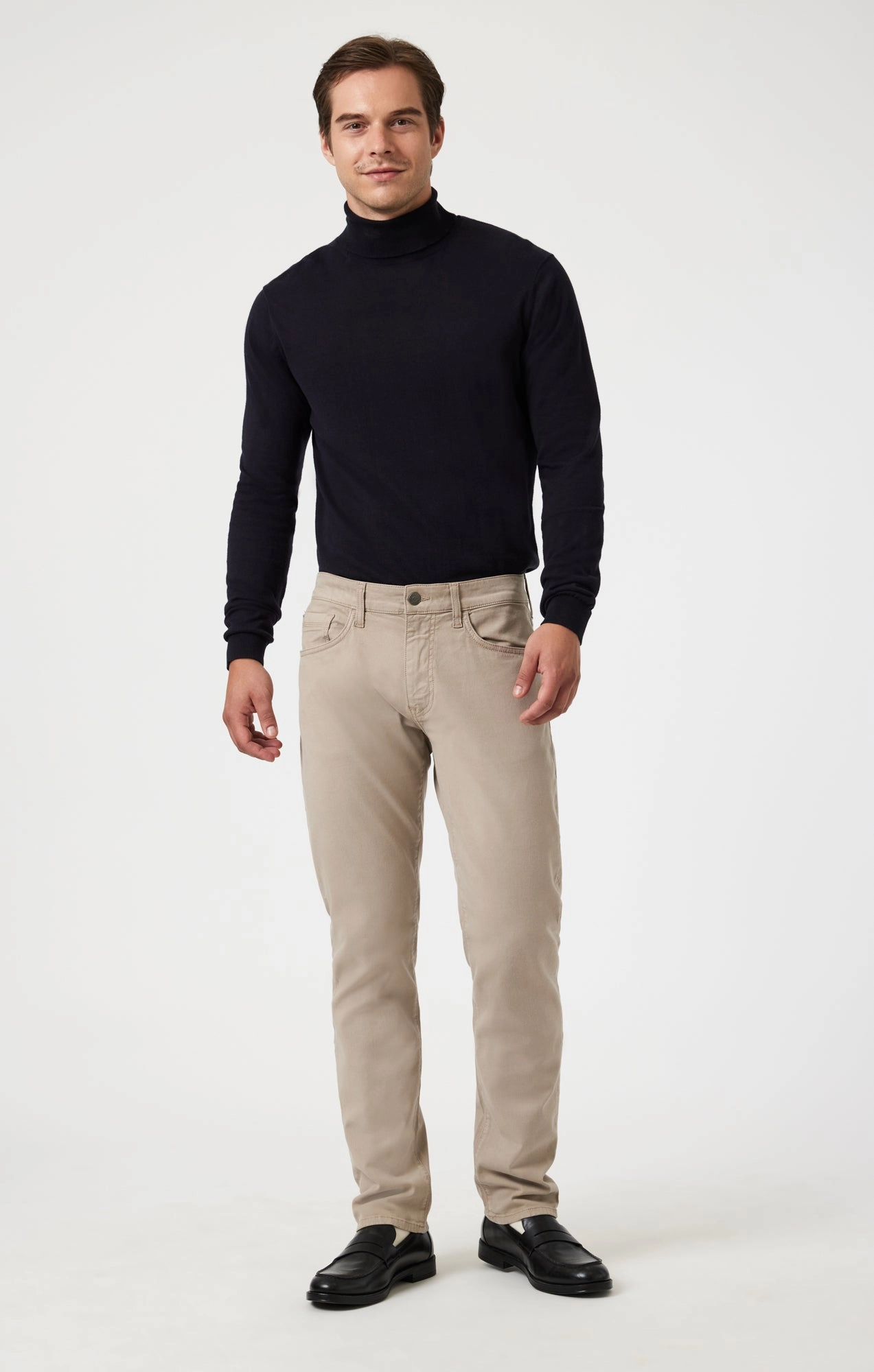 Functional Ease MARCUS SLIM STRAIGHT LEG IN LATTE LUXE TWILL