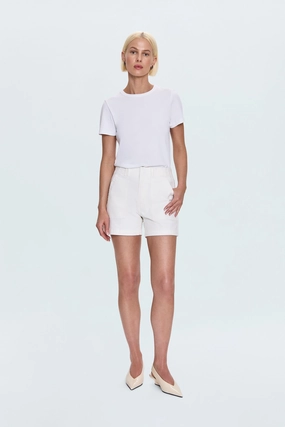 Marissa High Rise Utility Short - White Formal Wear