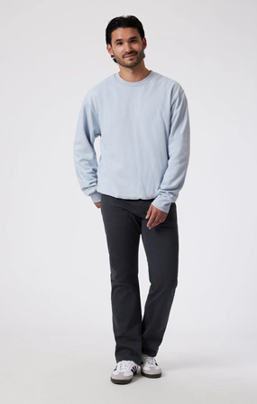 Non Restrictive Cut Zip Pocket MATT RELAXED STRAIGHT LEG IN ANTHRACITE CASUAL TWILL