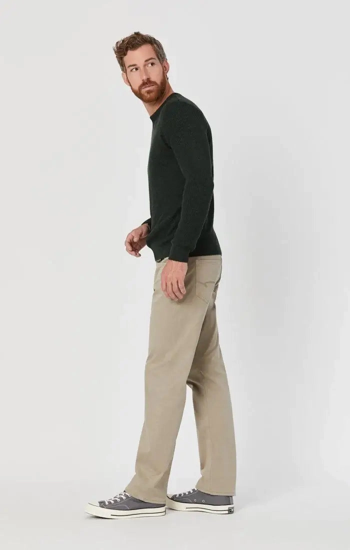 MoistureWicking MATT RELAXED STRAIGHT LEG IN BEIGE TWILL
