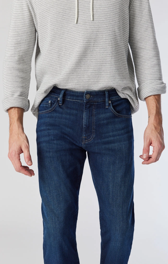 Office Wear Modern Rainy Day Smart Look MATT RELAXED STRAIGHT LEG IN DARK SHADED WILLIAMSBURG