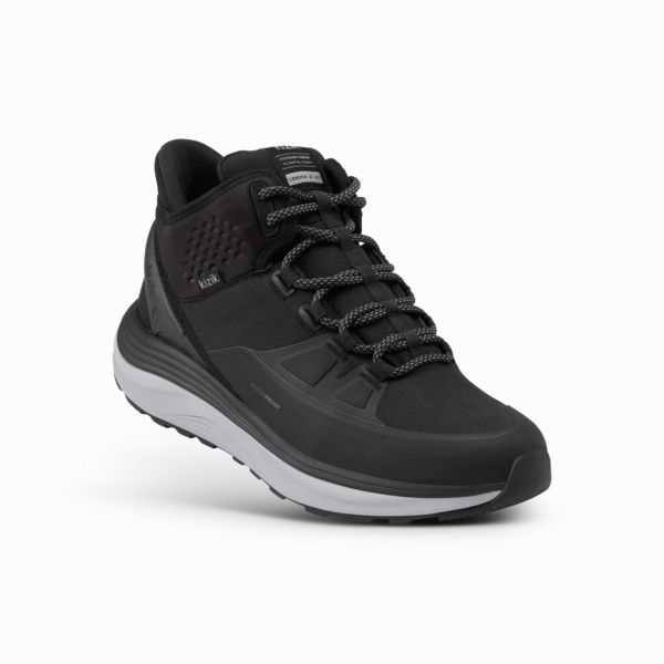 Men's London AT Mid Waterproof - Black / Alloy Mesh Upper Breathable Active Nomad