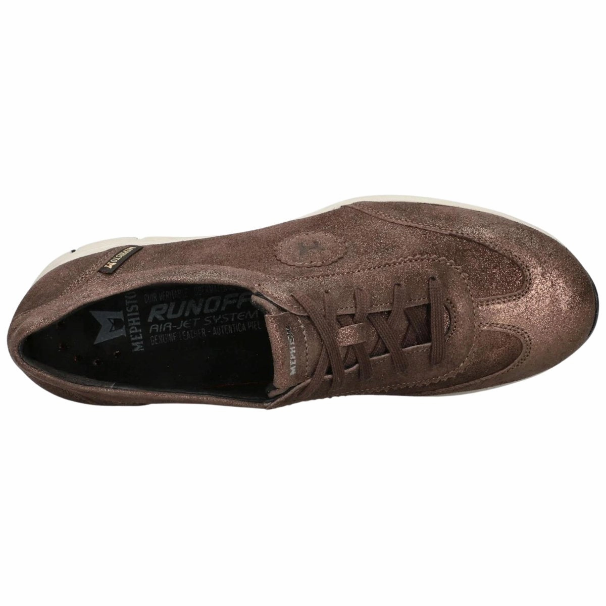 Mephisto Women's Yael Brown Monaco Leather Fitness Edge