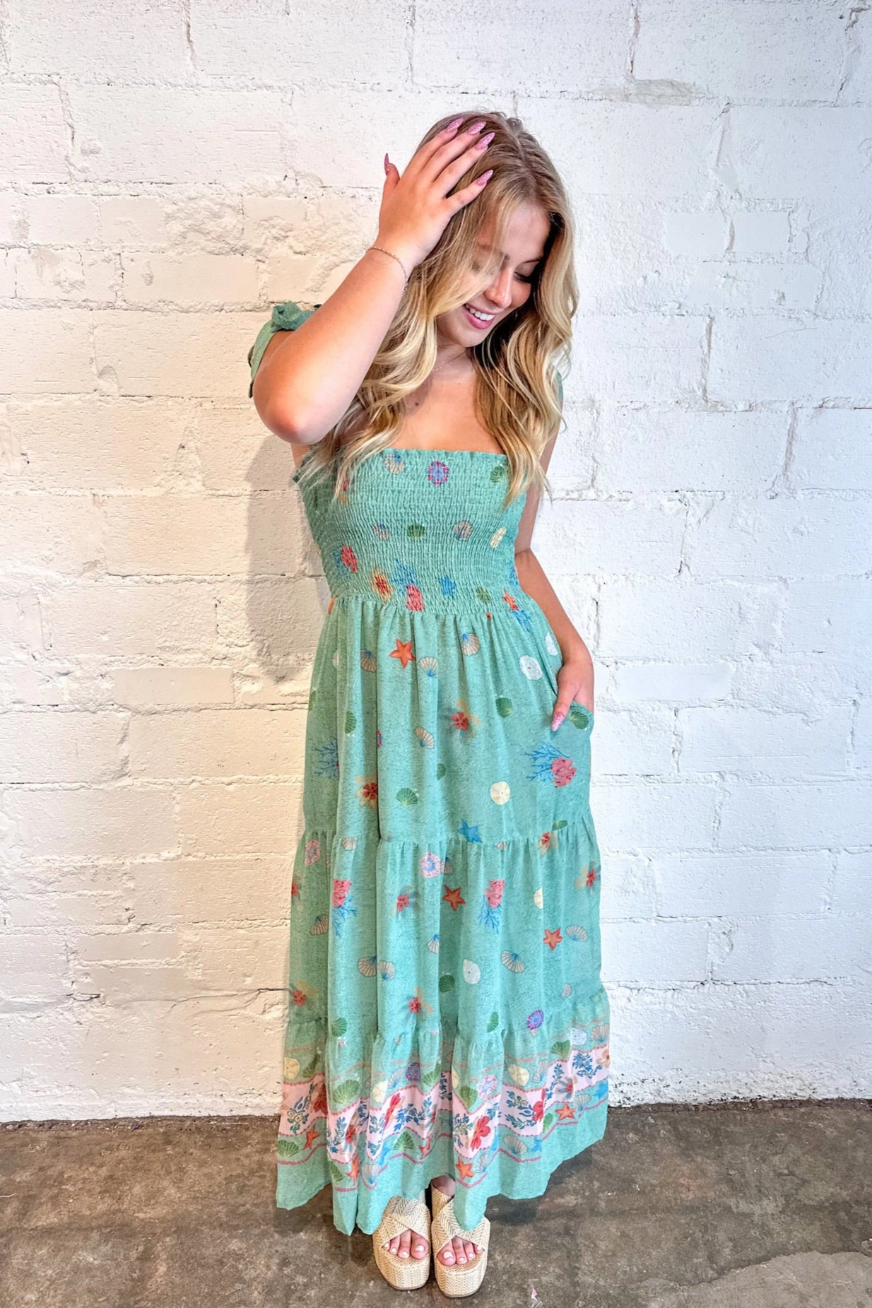 Simple Elegance Mermaids Garden Maxi