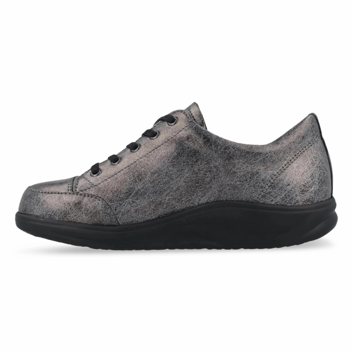 Finn Comfort Women's Ikebukuro Platinum/Black Shock Design
