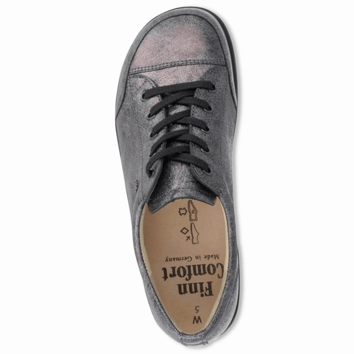 Weekend Walk Finn Comfort Women's Ikebukuro Platinum/Black