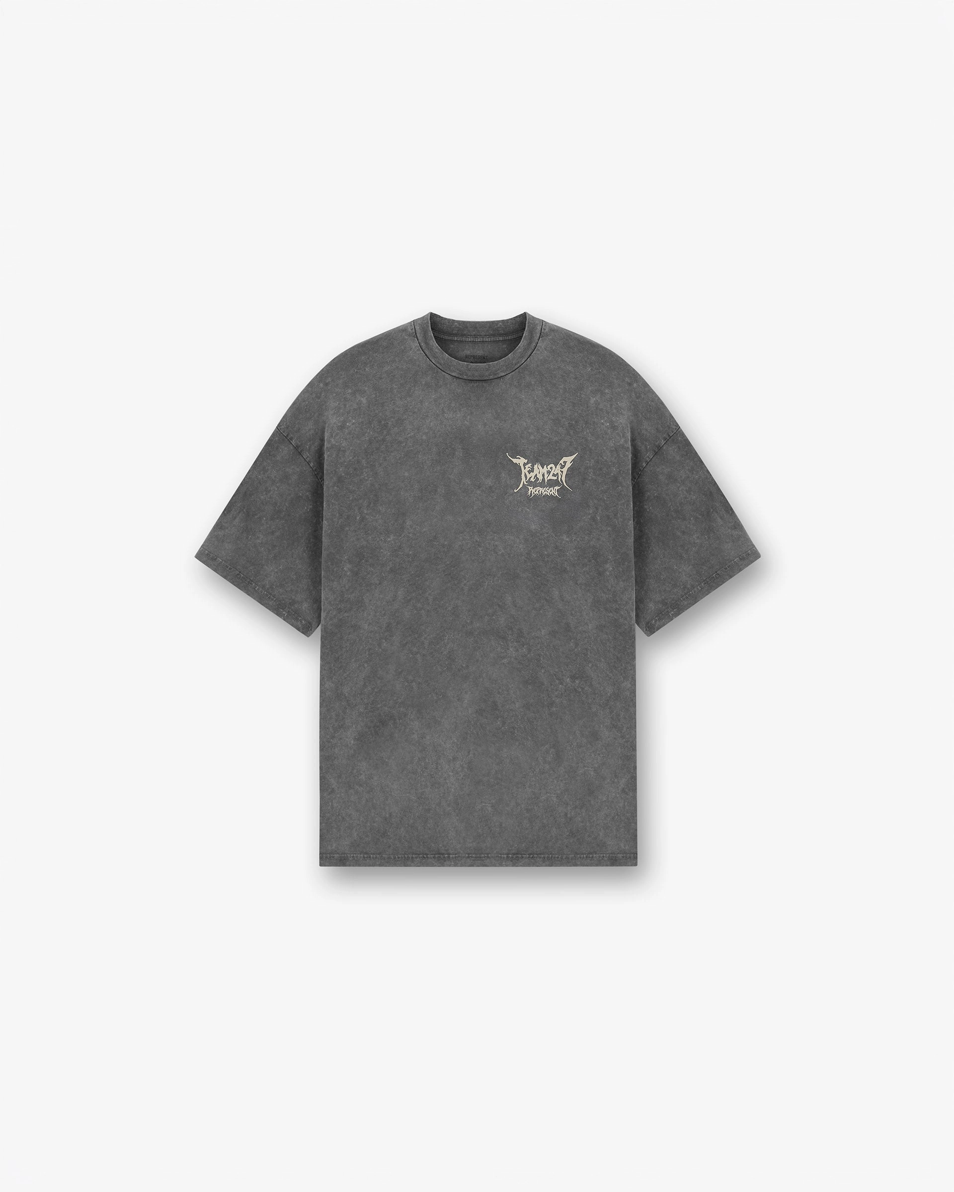 Team 247 X END Oversized T-Shirt - Washed Grey Casual Layer Look