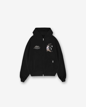 Bettong like Daily Apparel Hermes Zip Hoodie - Jet Black
