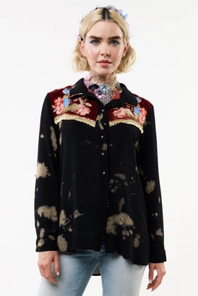 Miss Texas Shirt By Aratta Fashion Statement High Neckline