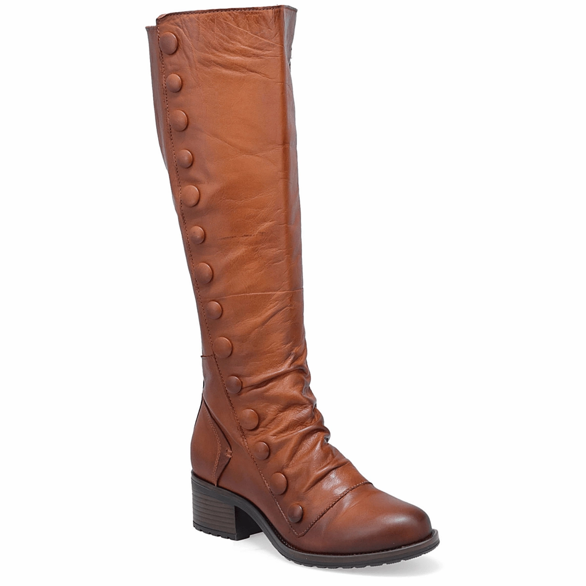 Miz Mooz Women's Jovial Brown Leather Quick Drying