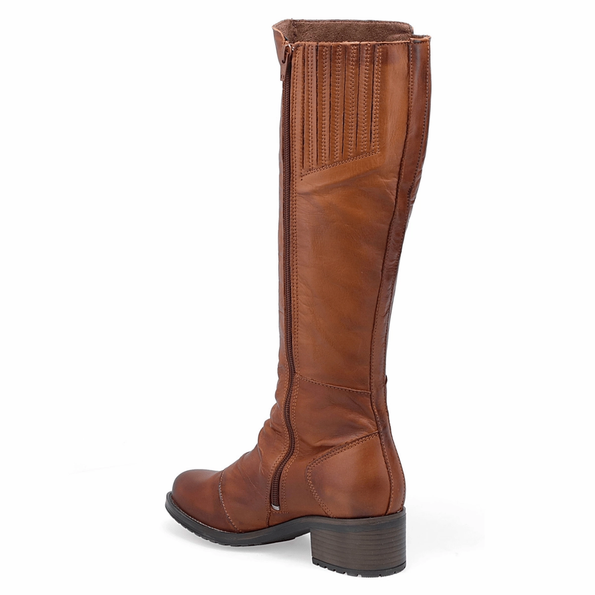 Miz Mooz Women's Jovial Brown Leather SlipResistant Eco Material Comfort Seeker