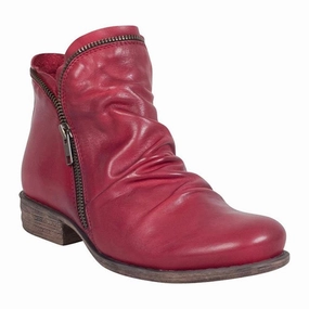 Insulated Morning Walk Miz Mooz Women's Luna Red Leather