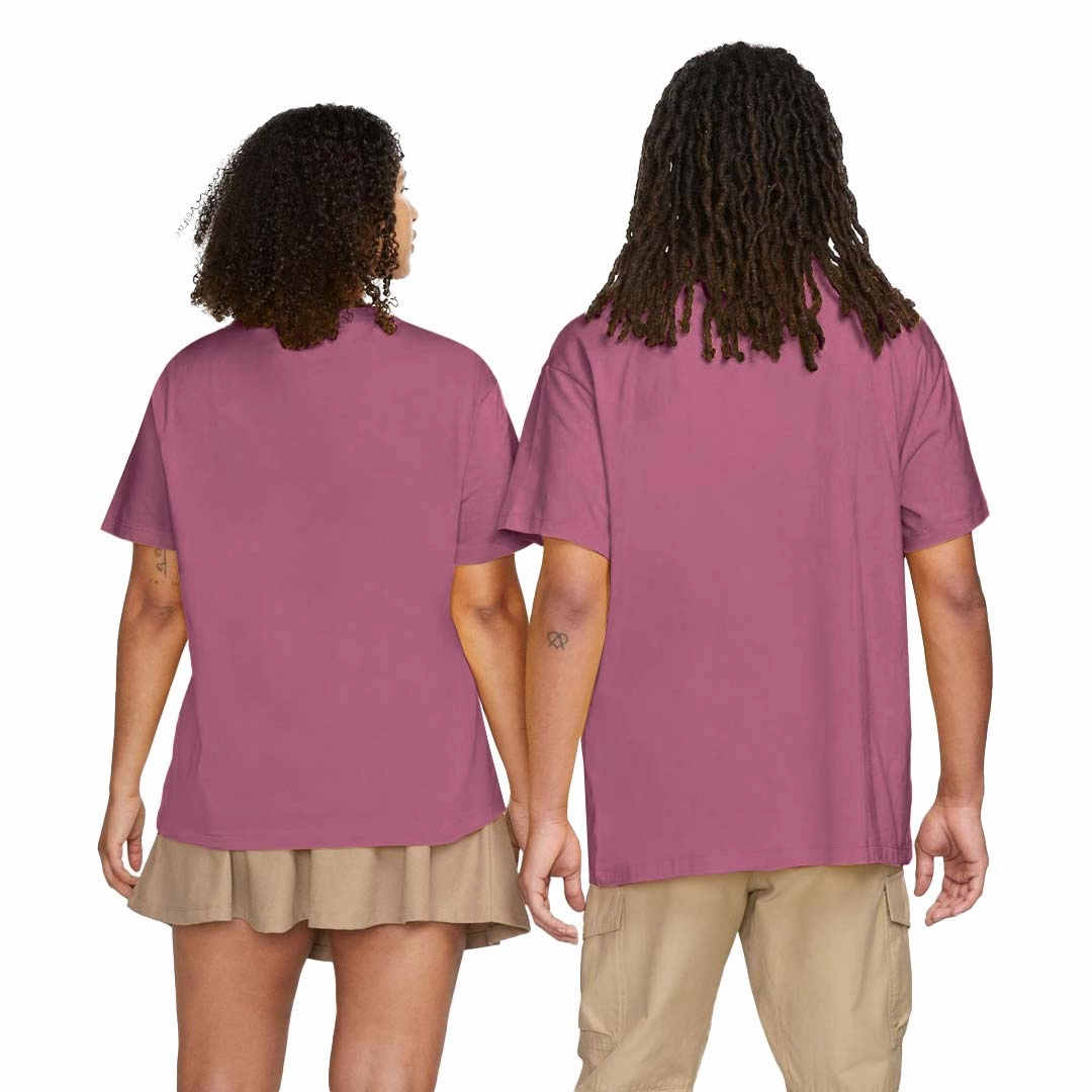 Mesh Venting Classic Ribbed Cuffs Nike - Women's NSW Essential Boyfriend T-Shirt (DN5697 672)