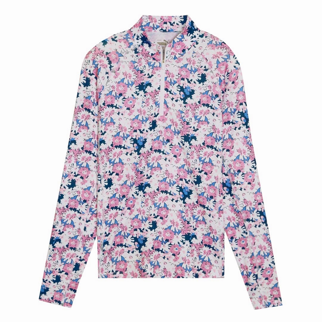 Puma - Women's YouV Bloom 1/4 Zip (625905 01) Cold Resist Modular Layering System
