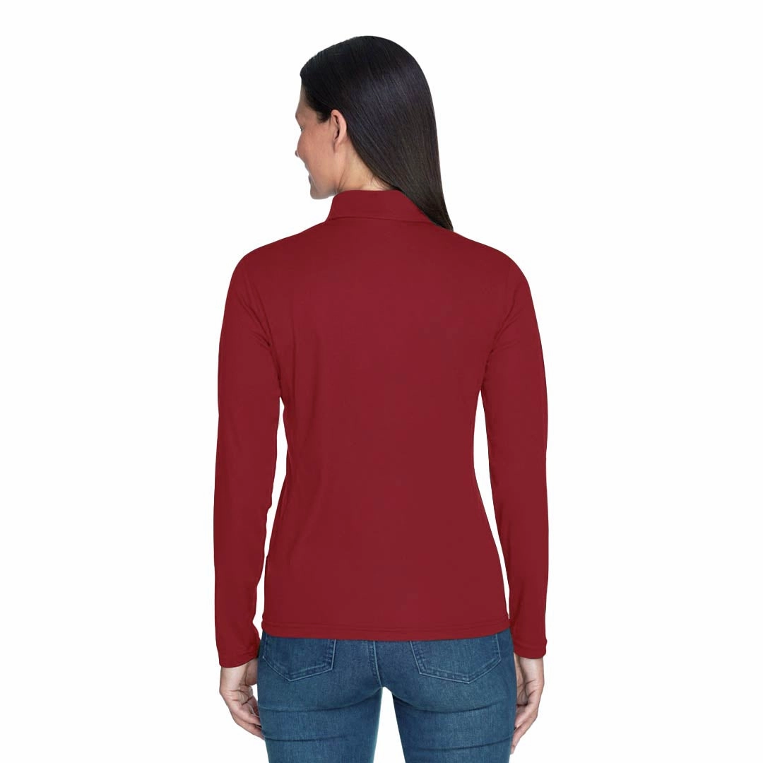 All Season Fit Low Profile Collar Design Extreme - Women's Eperformance Long Sleeve Polo (75111 850)