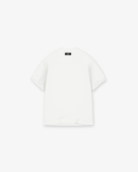Initial T-Shirt - Flat White Stylish Day Wear Anti Shrinkage Treatment
