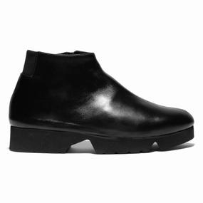 Thierry Rabotin Women's Gaga Black Peach Nappa Leather Padded Tongue