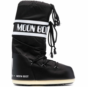 Support frame dry surface Moon Boot Women's Icon Original Black Nylon