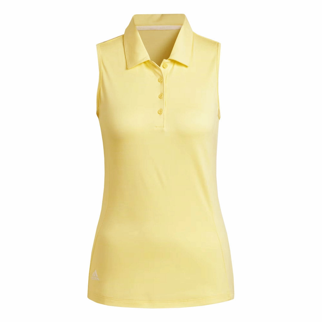 adidas - Women's Space-Dyed Sleeveless Polo (HI1729) Weather Fit
