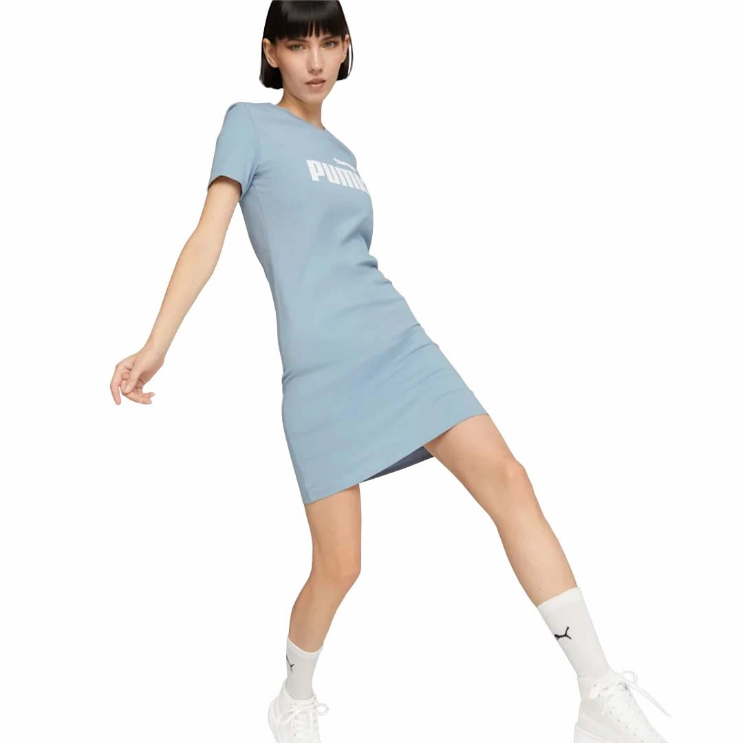Puma - Women's Essentials Slim Tee Dress (848349 79) ErgonomicFit Silicone Grip Trim