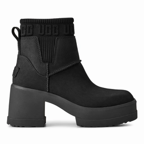 Premium Protection Tread Pattern UGG Women's Moxy Chelsea Black Waterproof