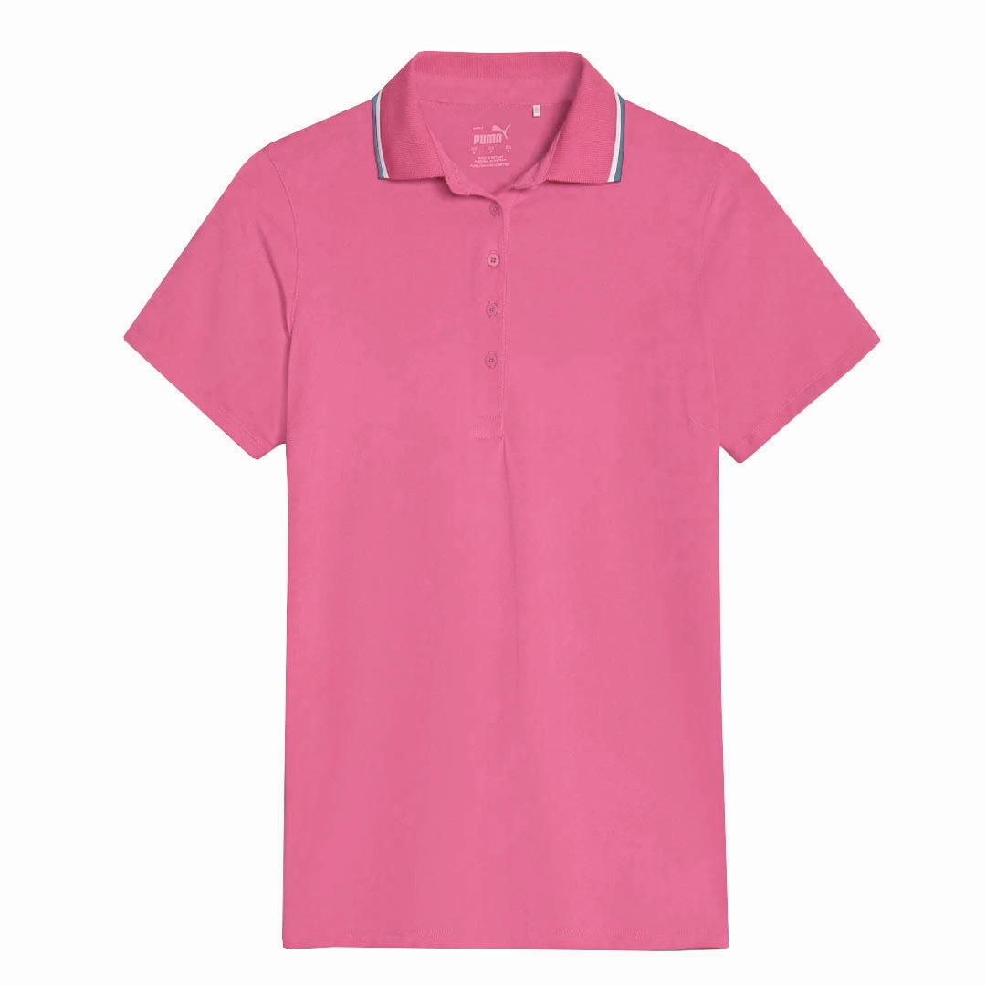 Puma - Women's Cloudspun Tipped Short Sleeve Polo (622155 02) High Neck