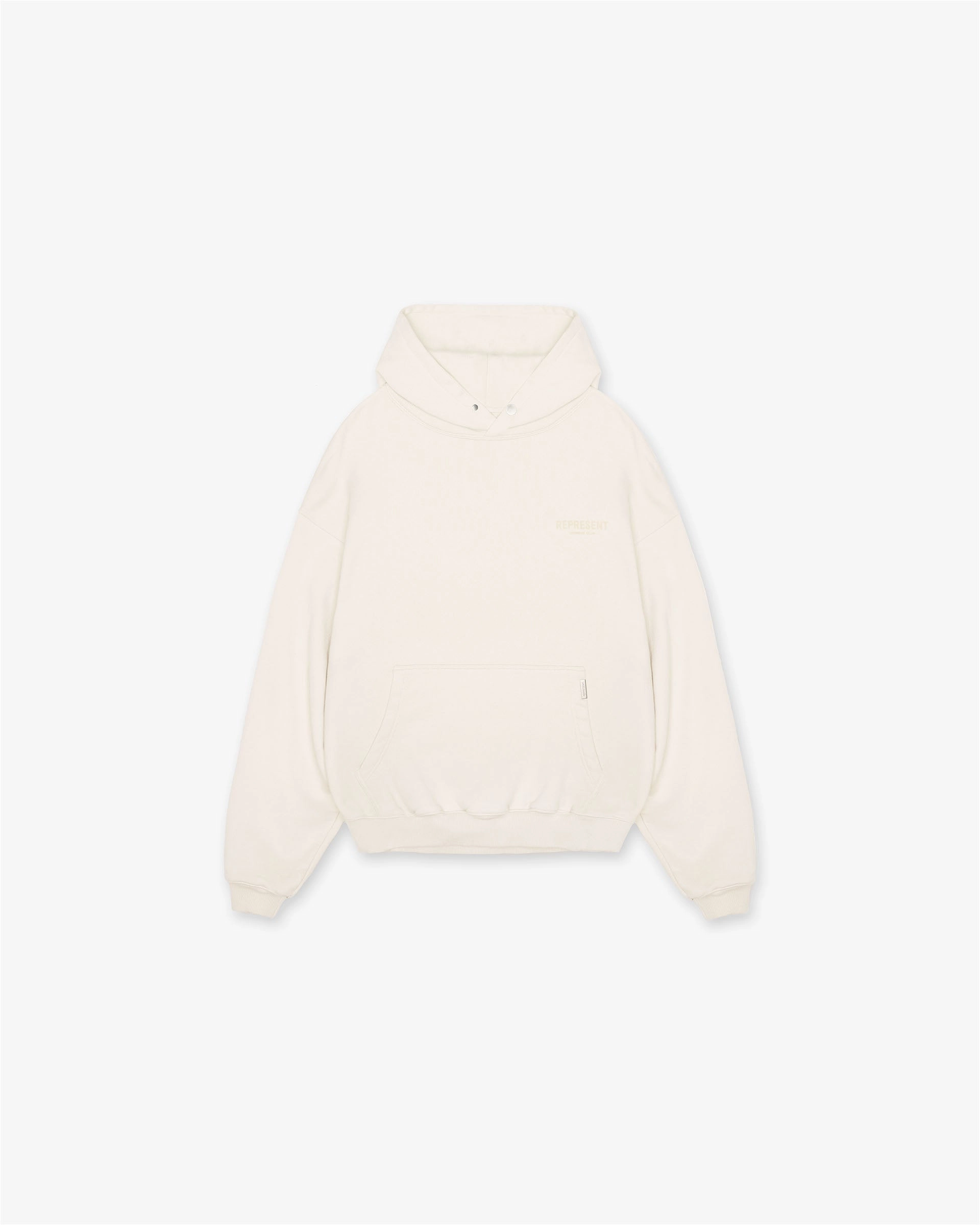 Soft Touch Feel Quick Layer Represent Owners Club Hoodie - Buttercream