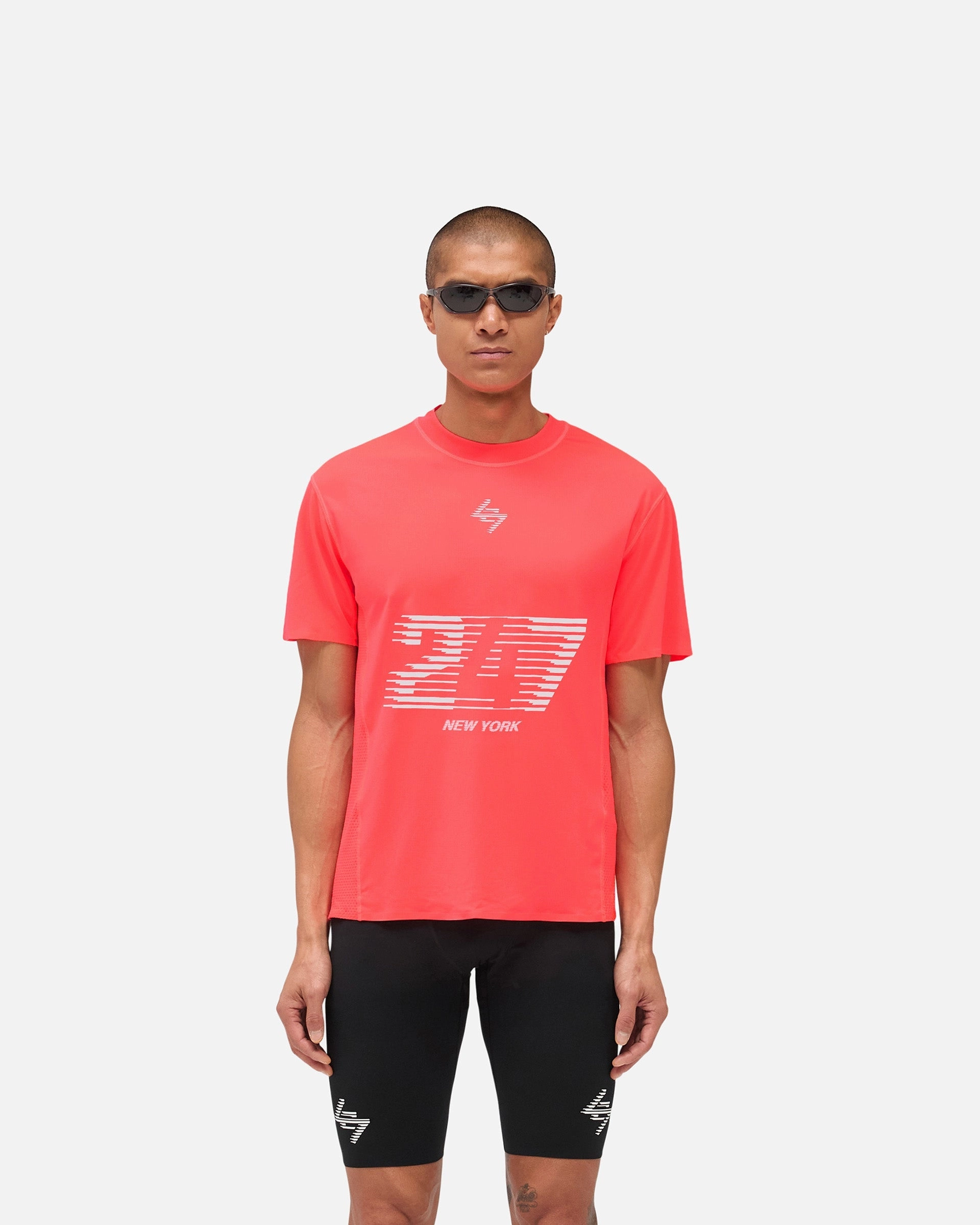 MinimalBranding UV protection layer 247 New York T-Shirt - Pink