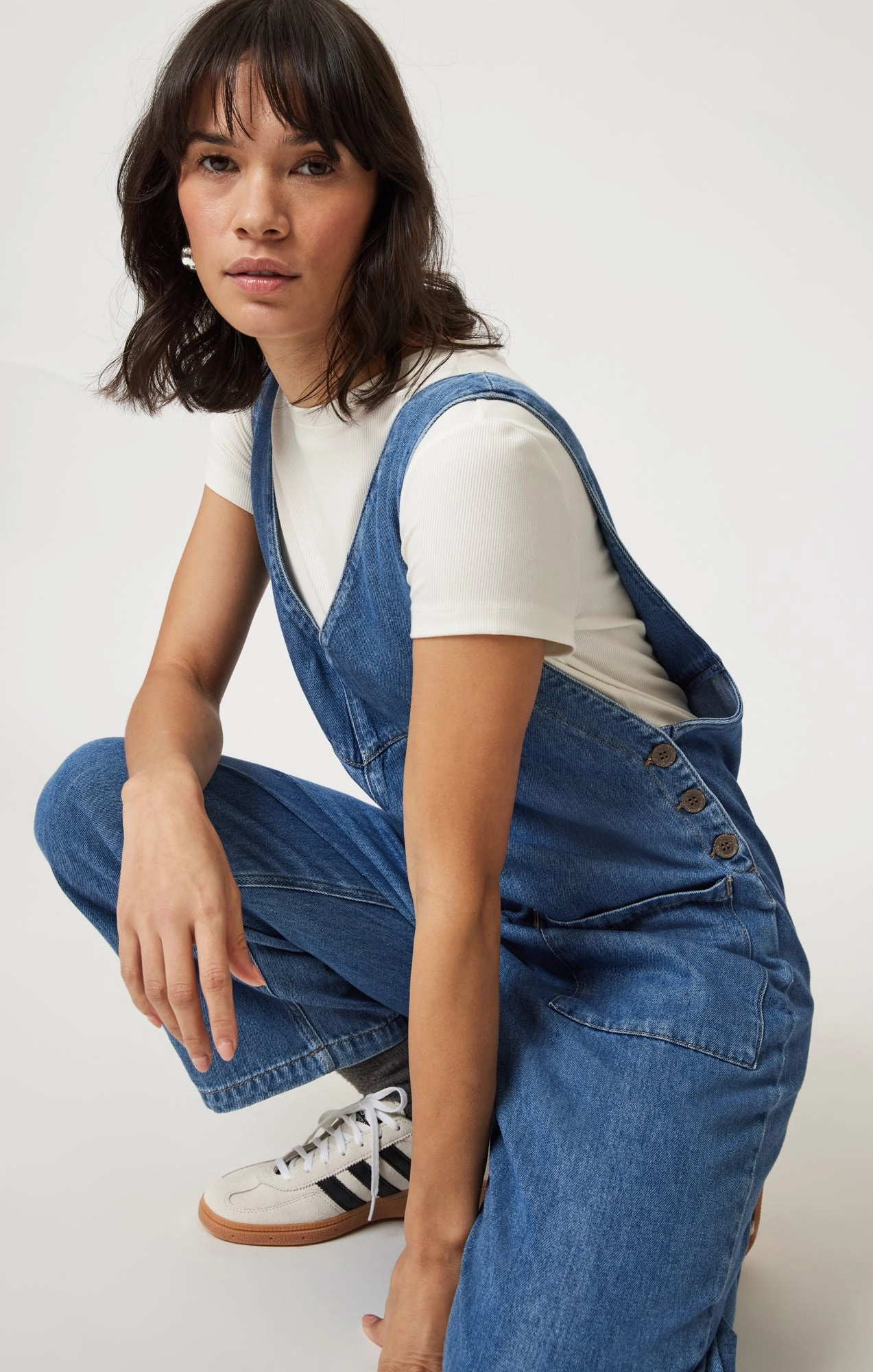 Weather Friendly Traveler Gear Bold Look MYRA ROMPER IN MID BLUE WELL BLUE