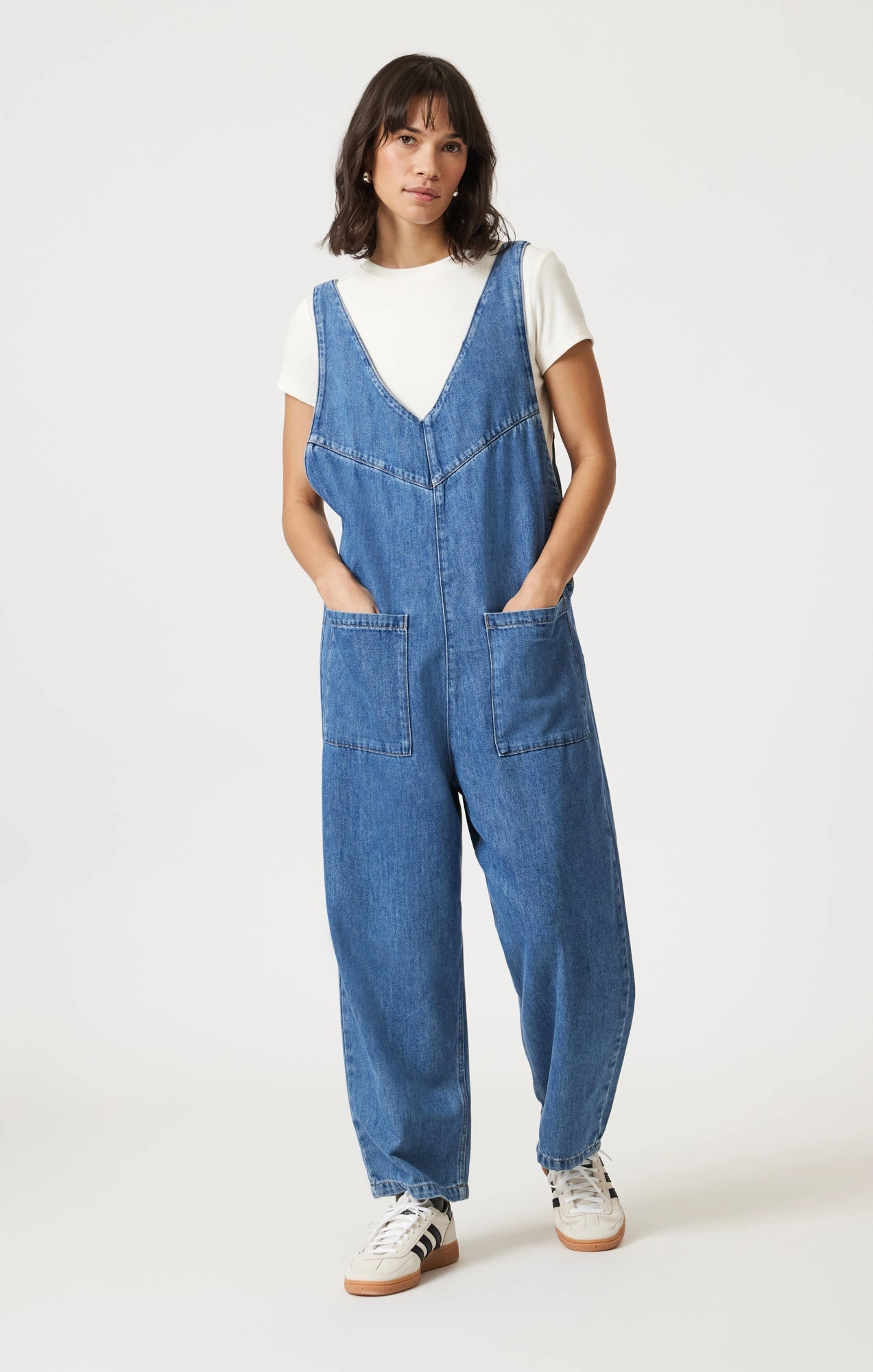 MYRA ROMPER IN MID BLUE WELL BLUE Couple Look Athlete Fit Festival Outfit