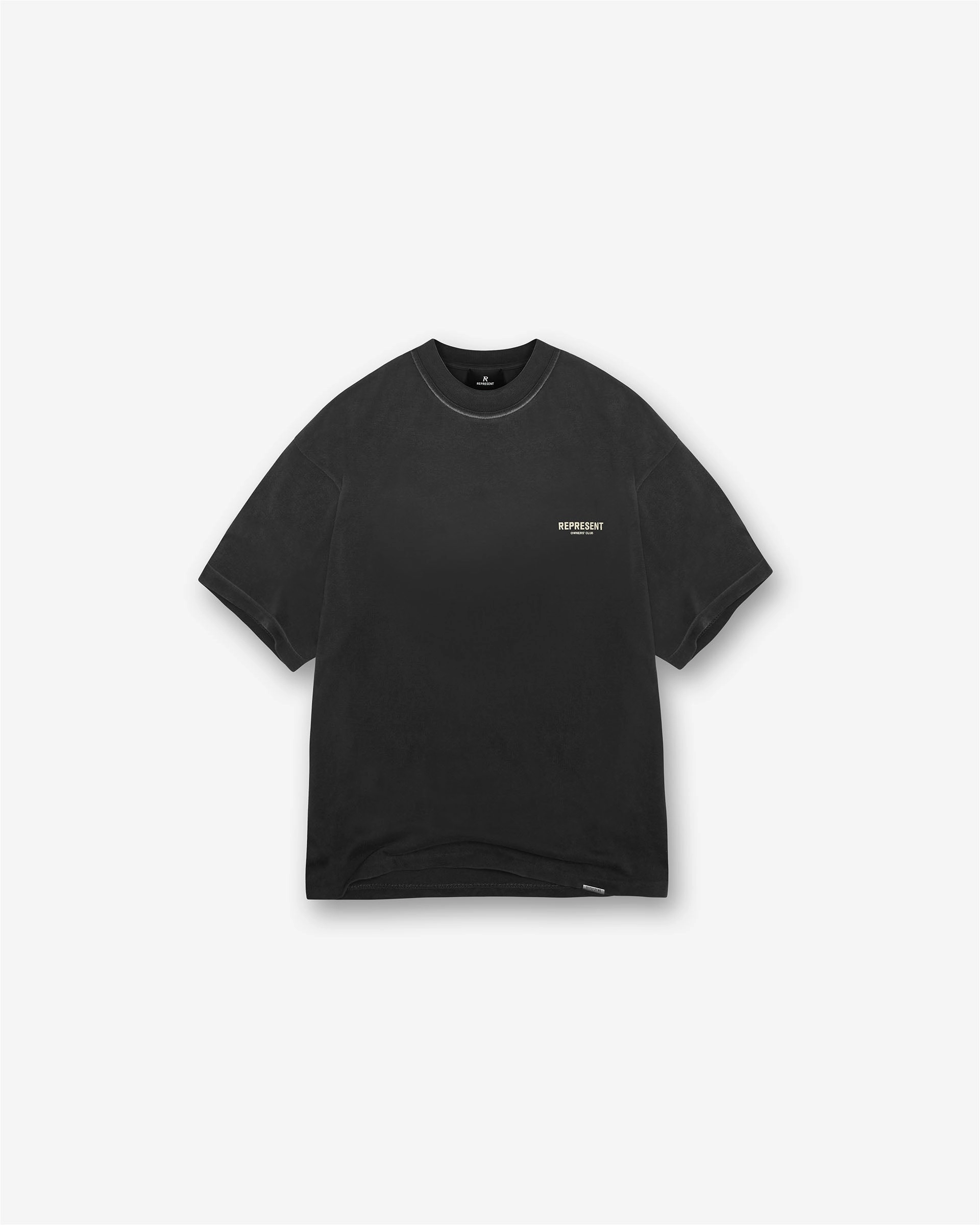 Represent Owners Club T-Shirt - Aged Black SeamlessSidePanels