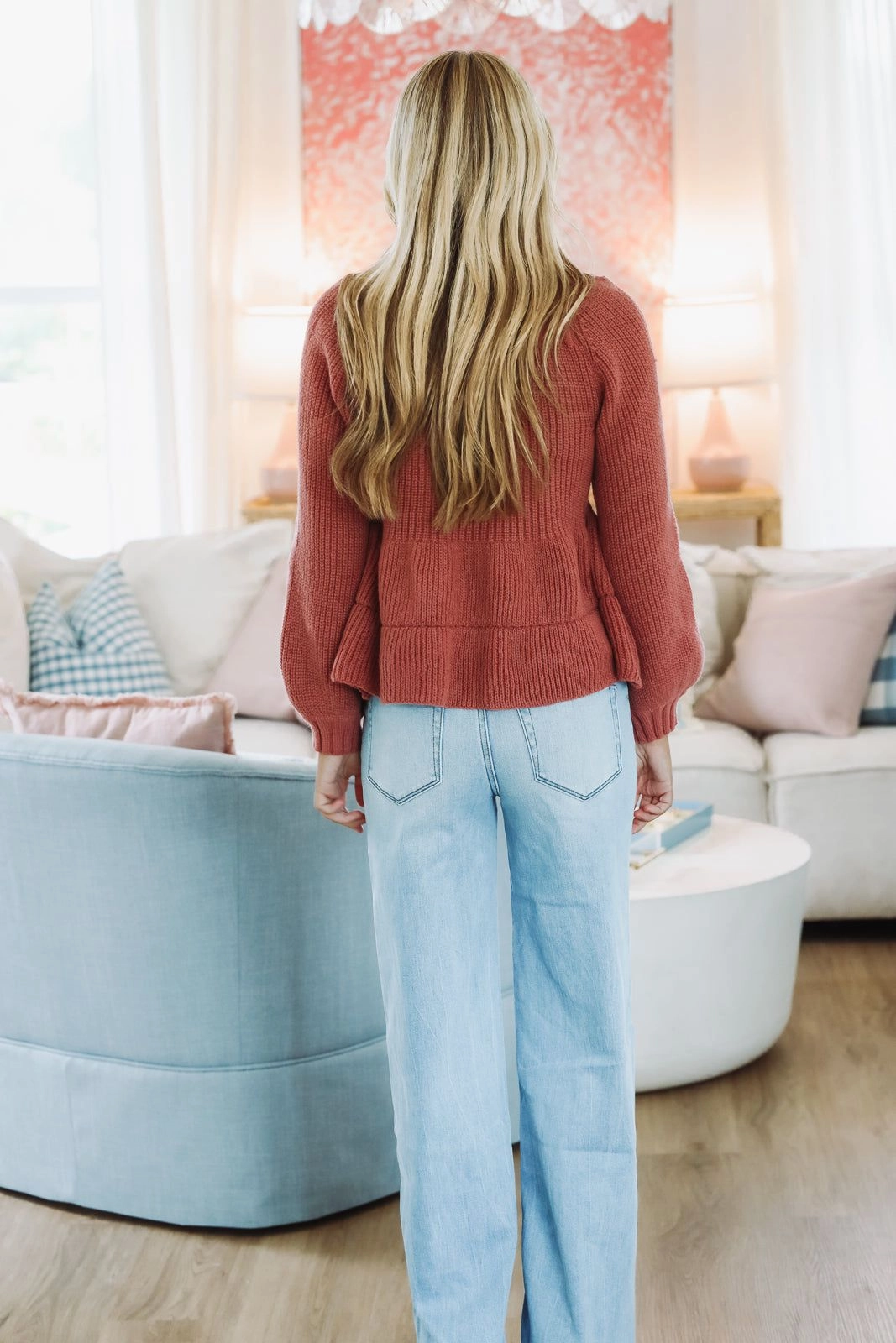 Never Wrong Knit Sweater - Mauve Versatile Base Layer LightReflectiveTrim