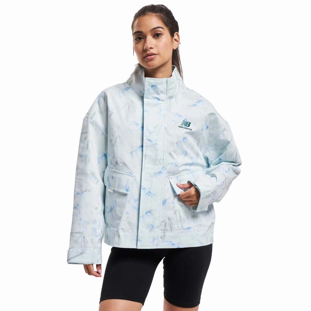 Tear Resistant Fabric elastic waistband New Balance - Women Essentials Bloomy Jacket (WJ31551 WM)