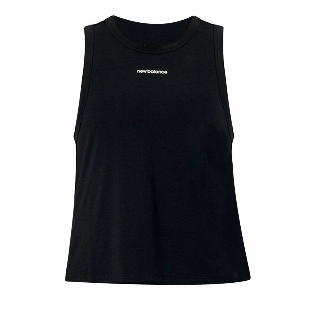 Matte Finish New Balance - Women's Achiever Tank Top (WT31104 BK)