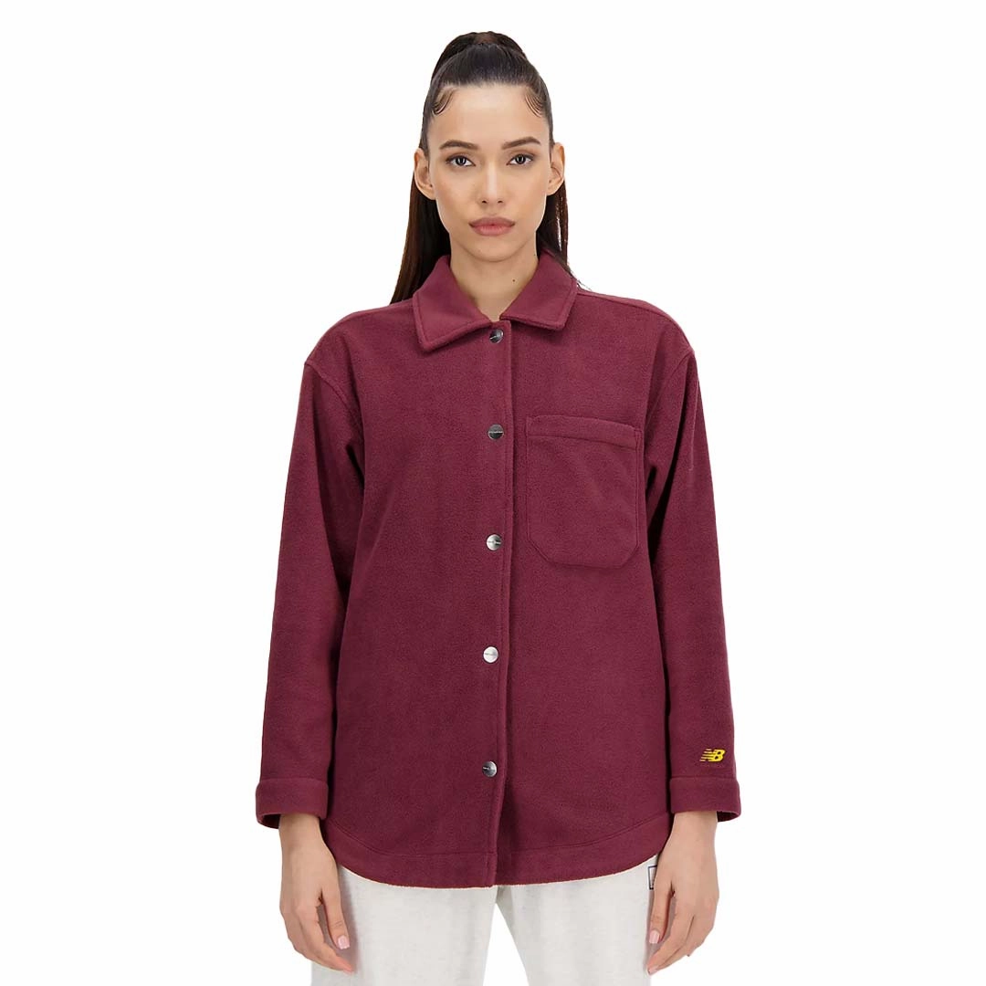 New Balance - Women's Athletics Fleece Jacket (WJ33513 NBY) Practical Layer Tear Resistant Panels