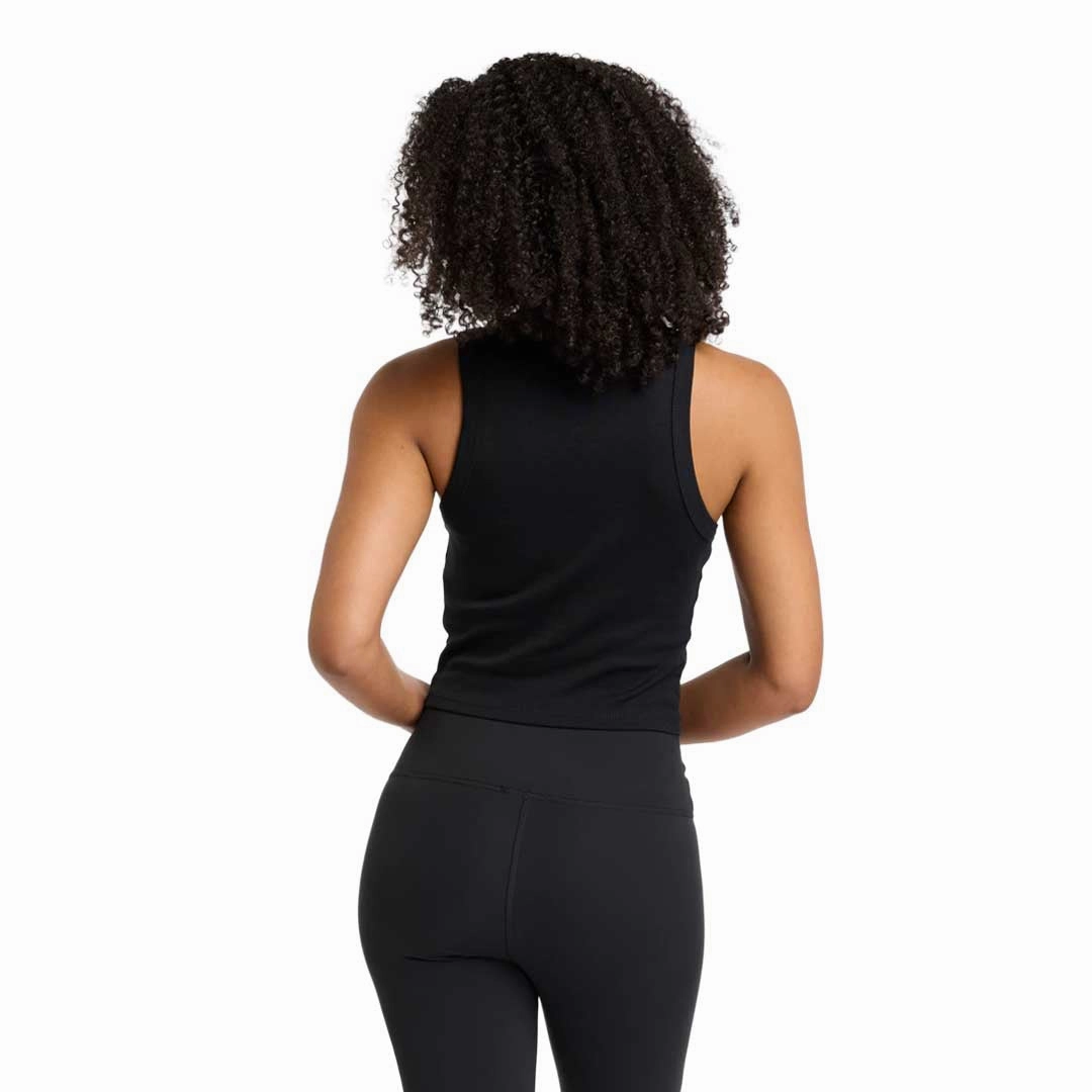 New Balance - Women's Coco Gauff Preparations Racer Tank Top (WT43452 BK) OdorResistantTreatment Weekend Casual