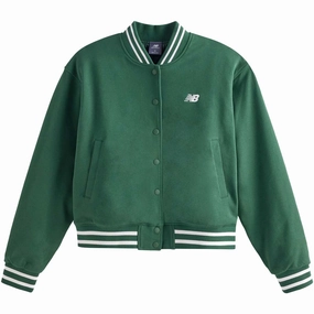 New Balance - Women's Greatest Hits Varsity Jacket (WJ41509 NWG) Advanced Wickability System