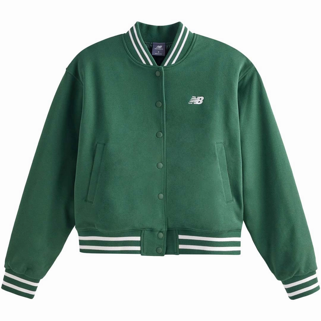 New Balance - Women's Greatest Hits Varsity Jacket (WJ41509 NWG) Advanced Wickability System