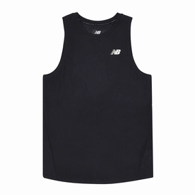 New Balance - Women's Q Speed Jacquard Tank Top (WT33280 BK) AbrasionResistant Surface