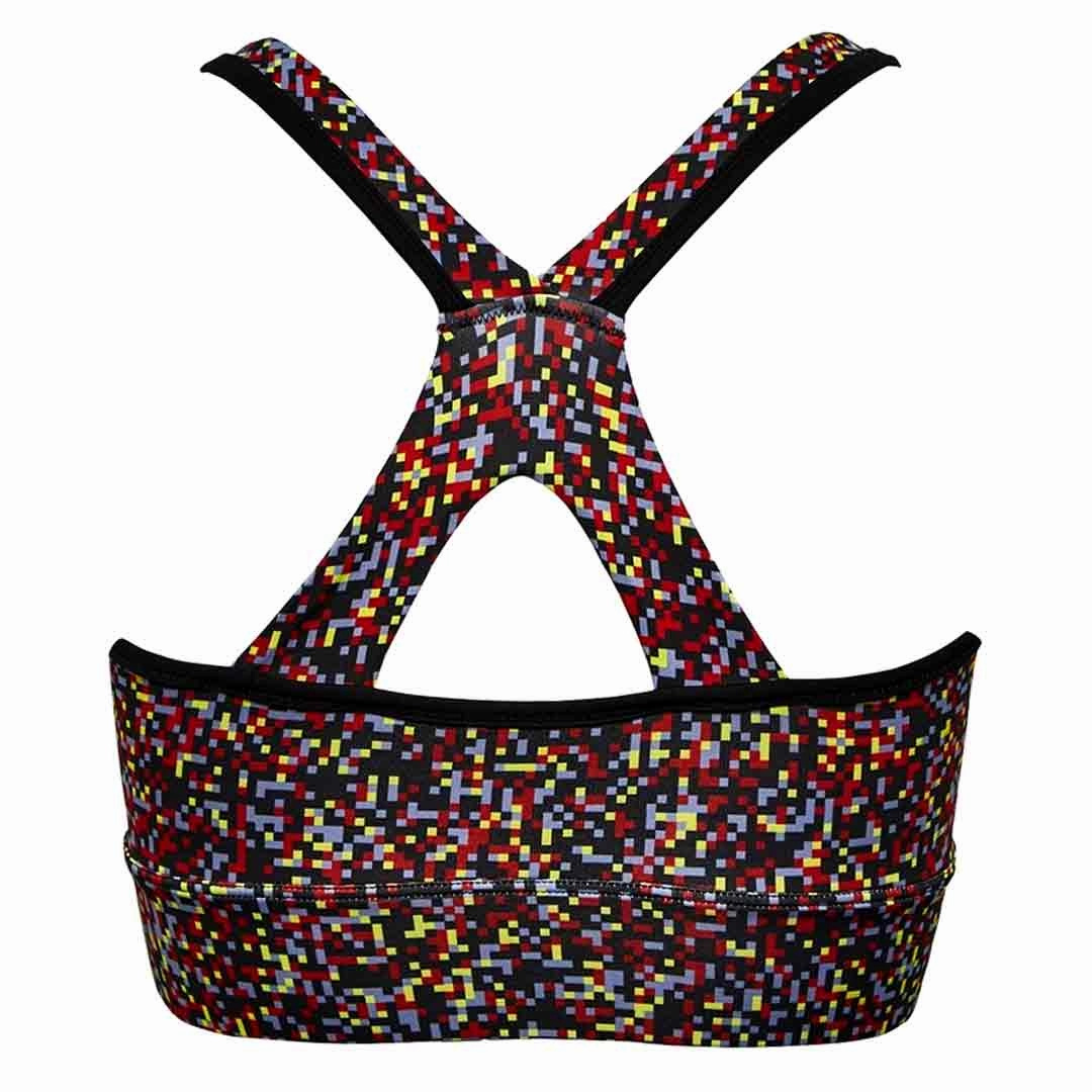 New Balance - Women's Tech Training Printed Sports Bra (WB21471 HYW) OdorResistantFabric