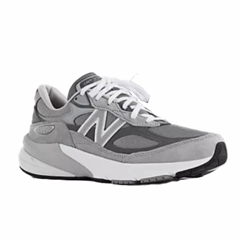 running in mud shoes New Balance Women's 990 v6 Wide Grey